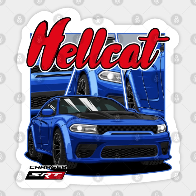 Charger SRT Hellcat Sticker by WINdesign